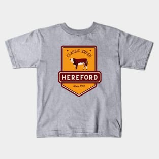 Hereford Emblem Kids T-Shirt